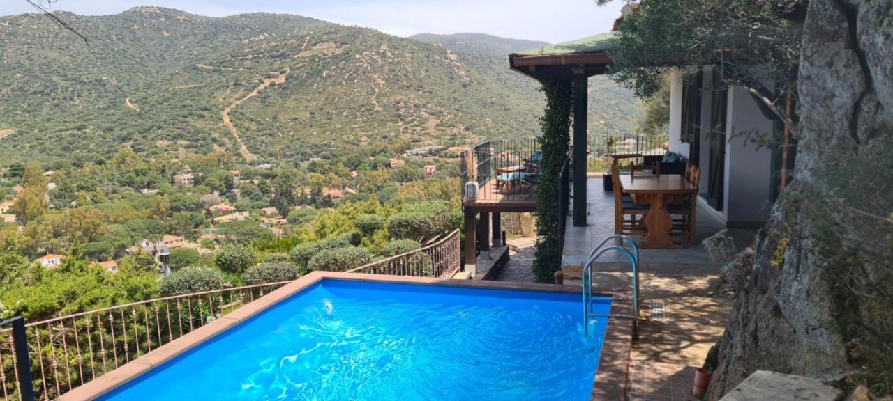 Villetta With Heated Pool And Panoramic View Torre delle Stelle Kültér fotó
